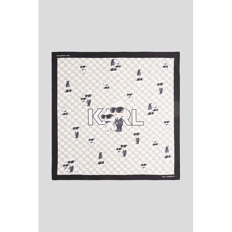 Hodvábna šatka Karl Lagerfeld IKON 63905612