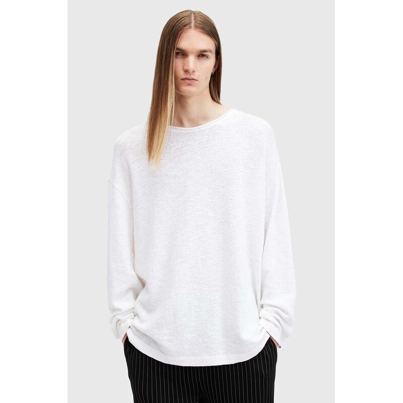 Bavlnený sveter AllSaints SEARS LS CREW 63996126