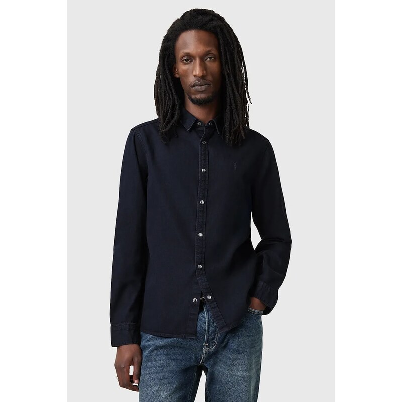 Rifľová košeľa AllSaints GLEASON LS SHIRT 63996131