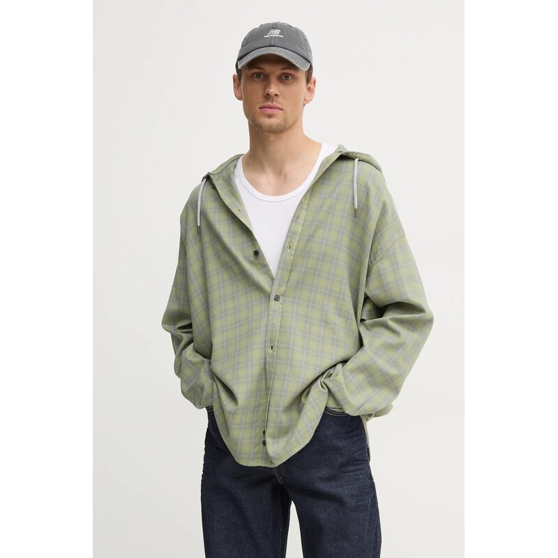 Košeľa Diesel S-DEWNY-HOOD-B SHIRT 64318810