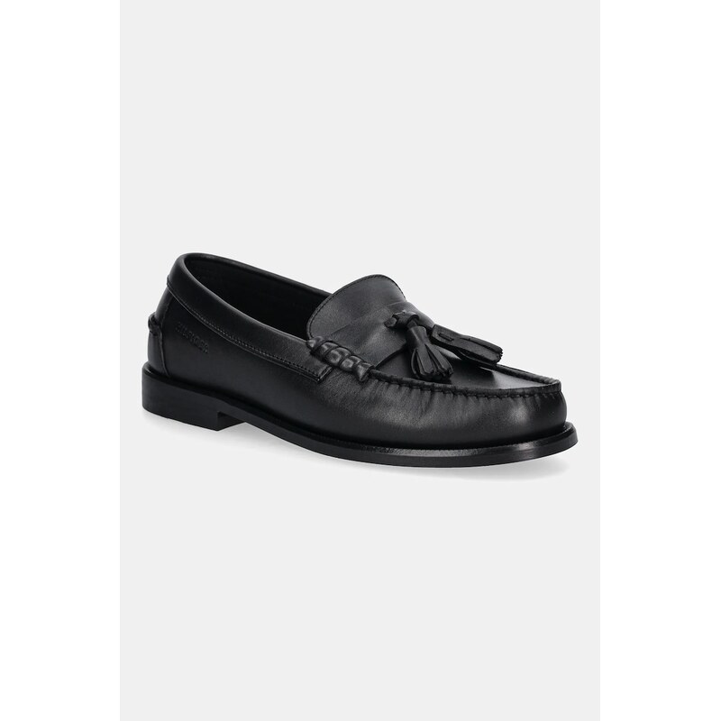 Kožené mokasíny Tommy Hilfiger TH TASSEL LTH LOAFER 64007646