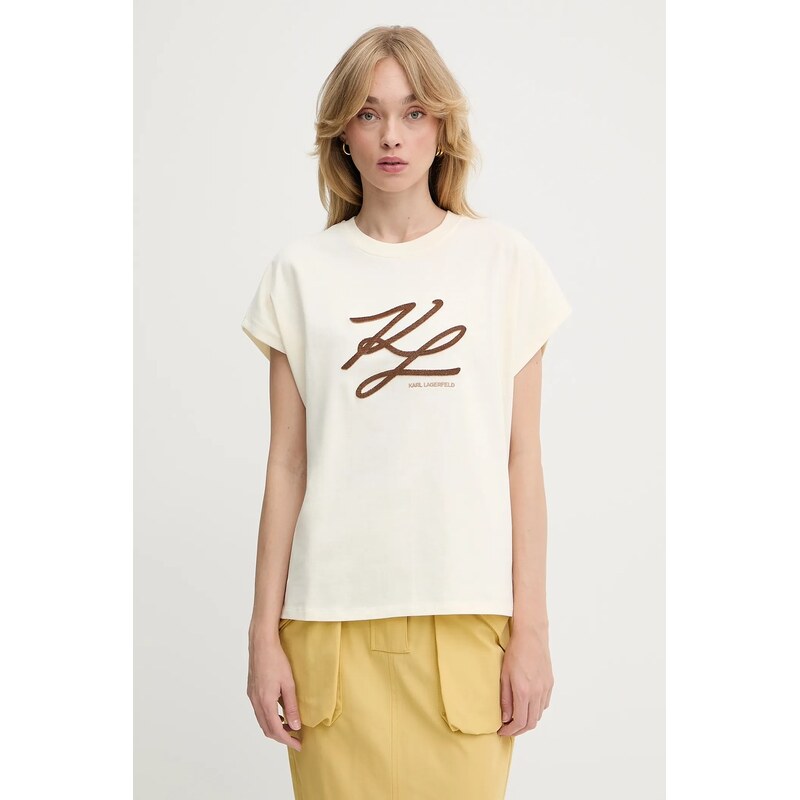 Bavlnené tričko Karl Lagerfeld 64046731