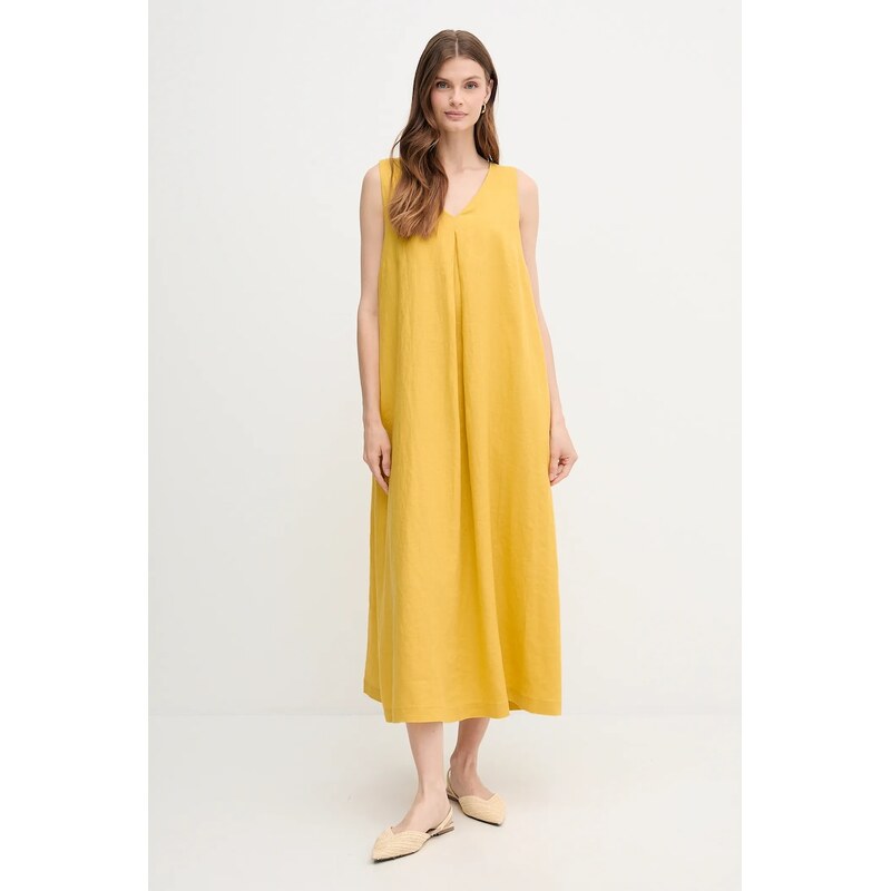 Ľanové šaty United Colors of Benetton 63603543