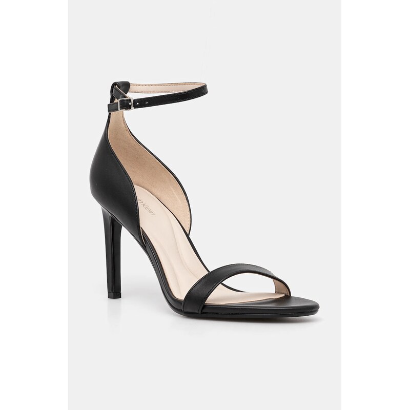 Sandále Calvin Klein HEEL SANDAL 90 - LTH 61816417