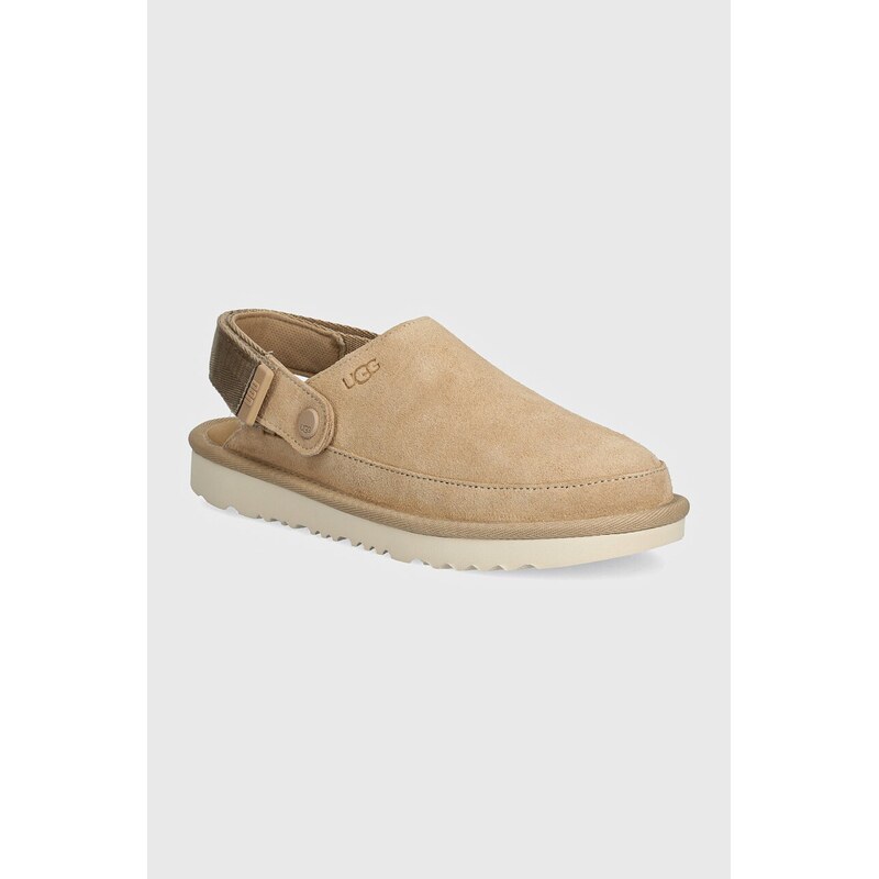 Detské semišové papuče UGG GOLDENSTAR CLOG 67351393
