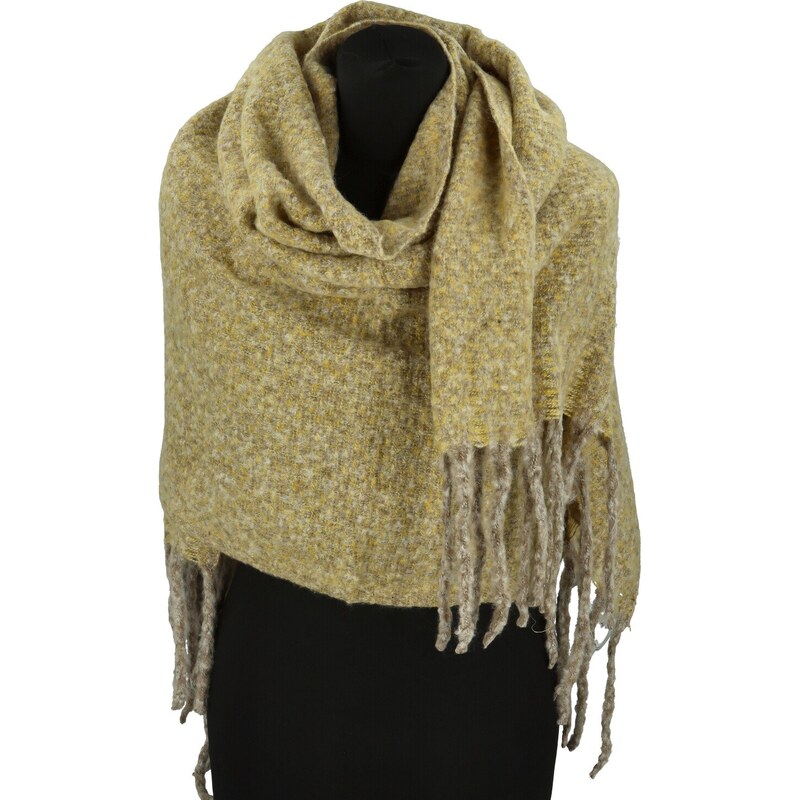 Firenze Štýlový dámsky šál Riven, žltý 67467413