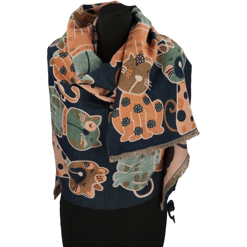 Firenze Trendy dámsky šál Agria, modrá 66694530