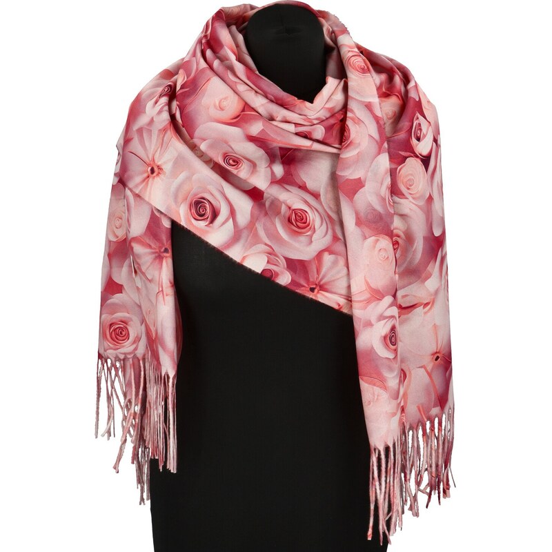 Firenze Módny dámsky šál Solaris Rose, ružový 66694520