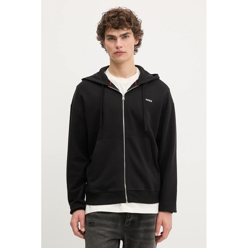 Bavlnená mikina HUGO Dapozip 64112802