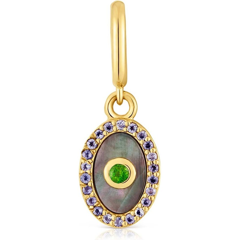 Strieborný pozlátený prívesok Tous 64309070