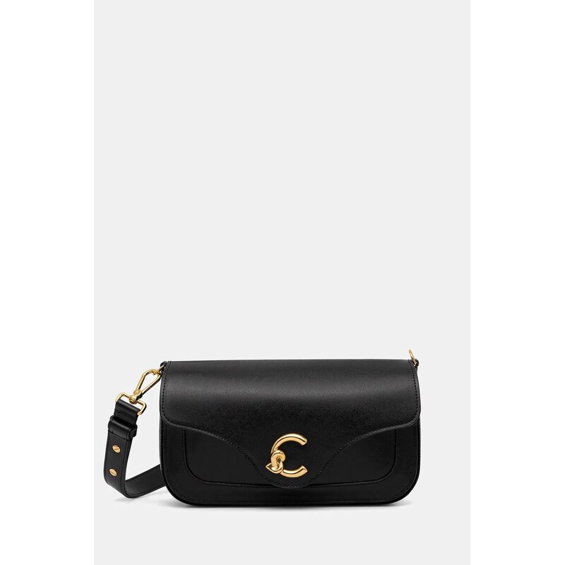 Kožená kabelka Coccinelle COCCINELLE C-ME CALF 64247253