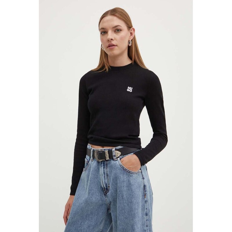 Bavlnený sveter HUGO Scallia 52686374