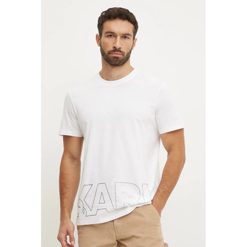 Bavlnené tričko Karl Lagerfeld 61667904