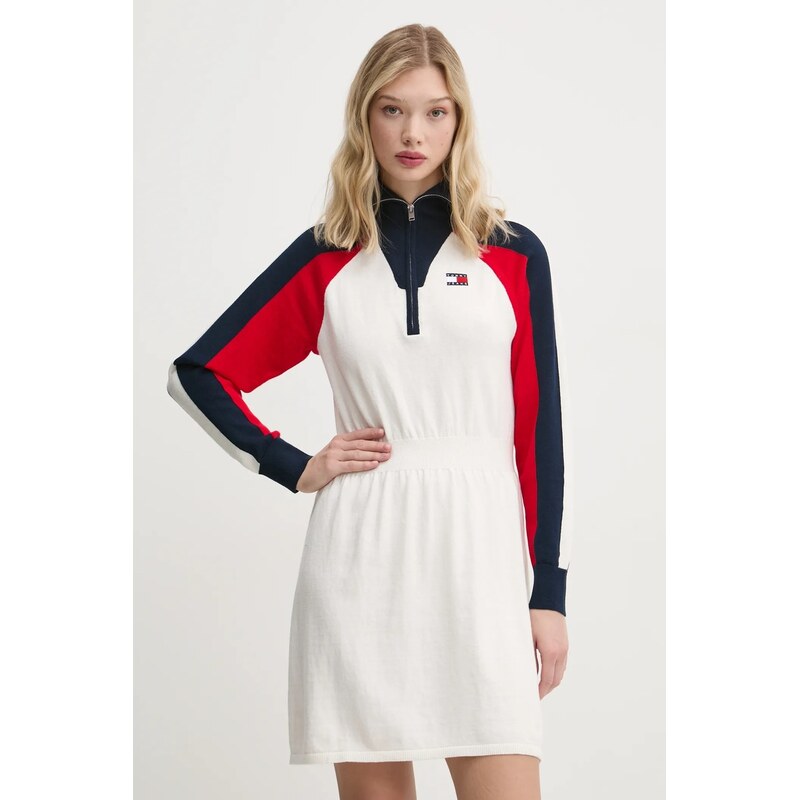 Šaty s prímesou vlny Tommy Jeans 60689287
