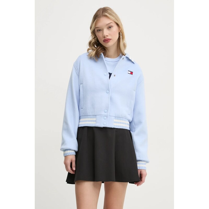 Bunda s prímesou vlny Tommy Jeans 60701018