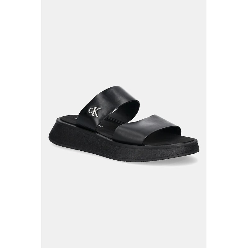 Šľapky Calvin Klein Jeans SANDAL SLIDE DOUBLE STRAP 62349785