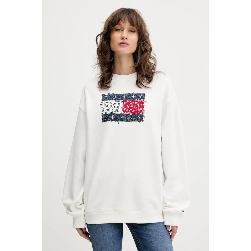 Bavlnená mikina Tommy Jeans 64295225