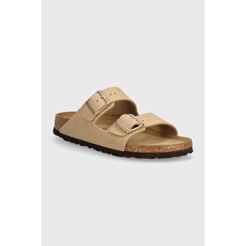 Nubukové šľapky Birkenstock Arizona SFB 53940912