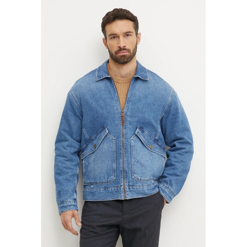 Rifľová bunda Pepe Jeans EMMETT AZURE 60747843