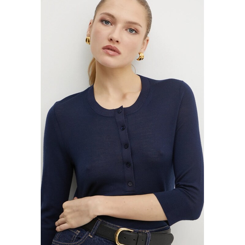 Vlnený sveter BOSS 60771912