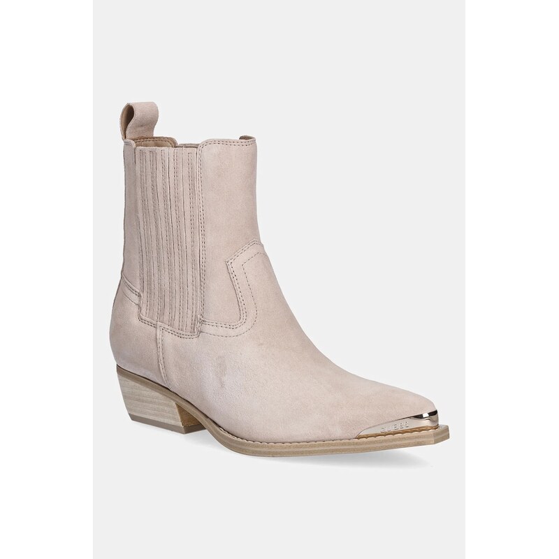 Semišové kovbojské topánky Guess LANNA2 64336526