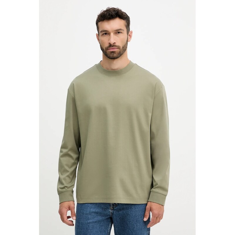 Bavlnené tričko s dlhým rukávom BOSS C-Tubby 11 64282340