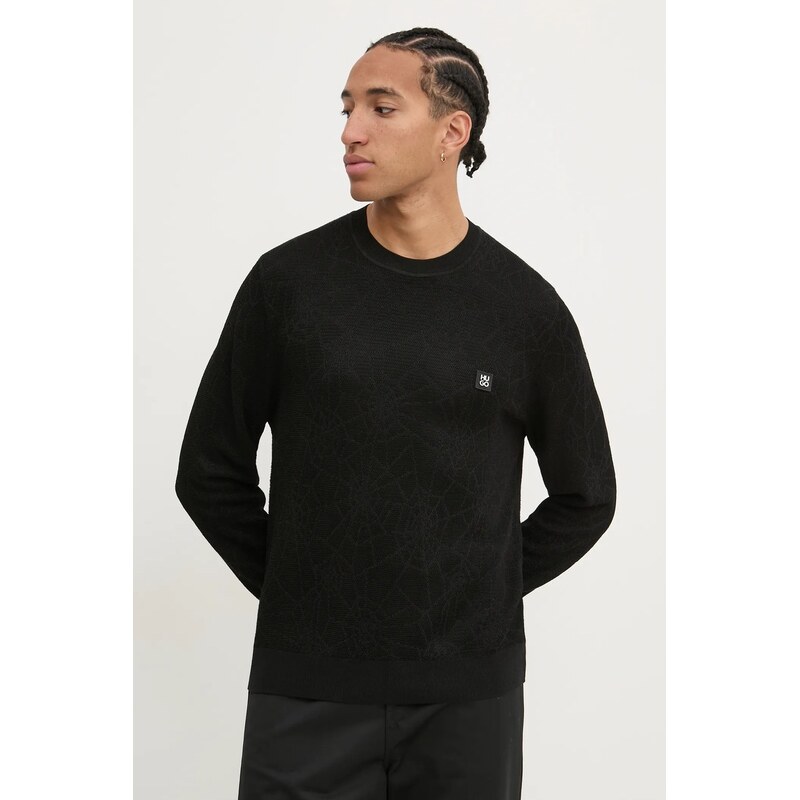 Sveter s prímesou vlny HUGO 60853717