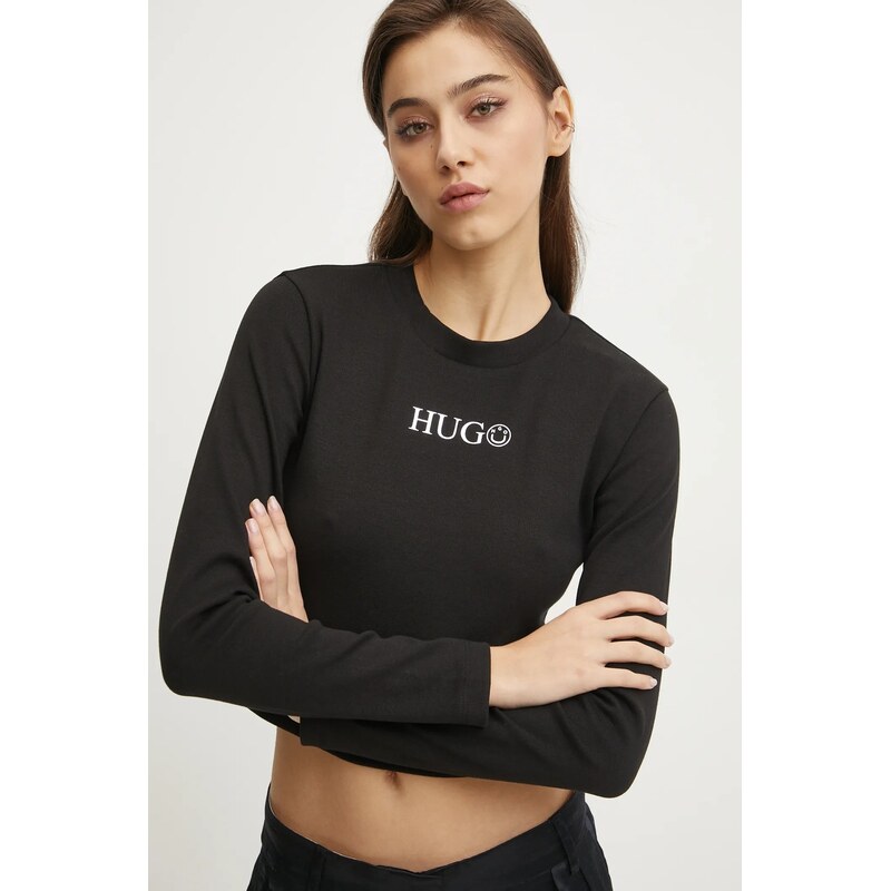 Tričko s dlhým rukávom Hugo Blue 66512184