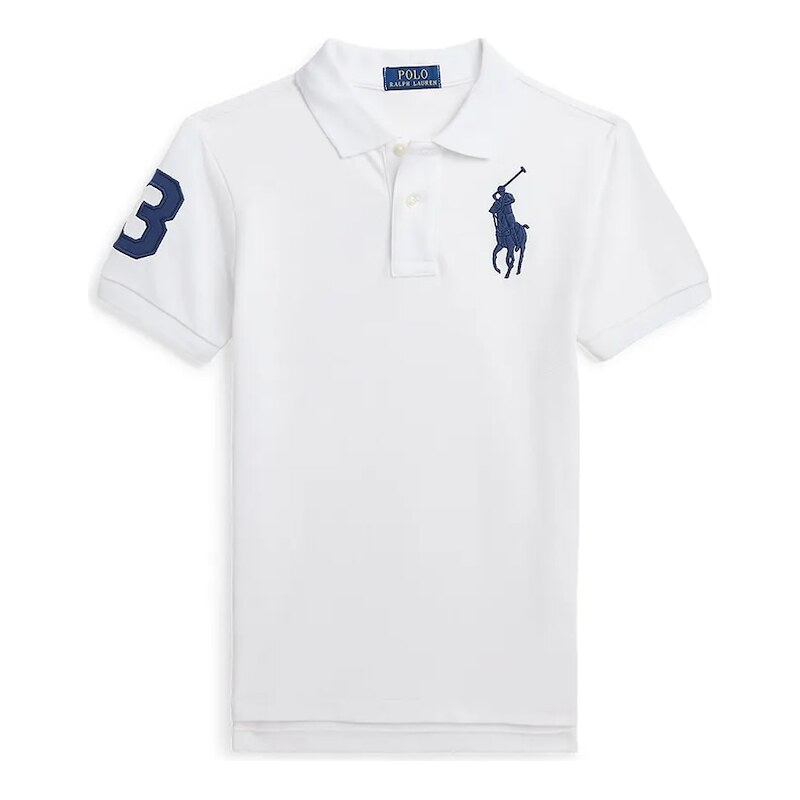 Detská bavlnená polokošeľa Polo Ralph Lauren 60407966