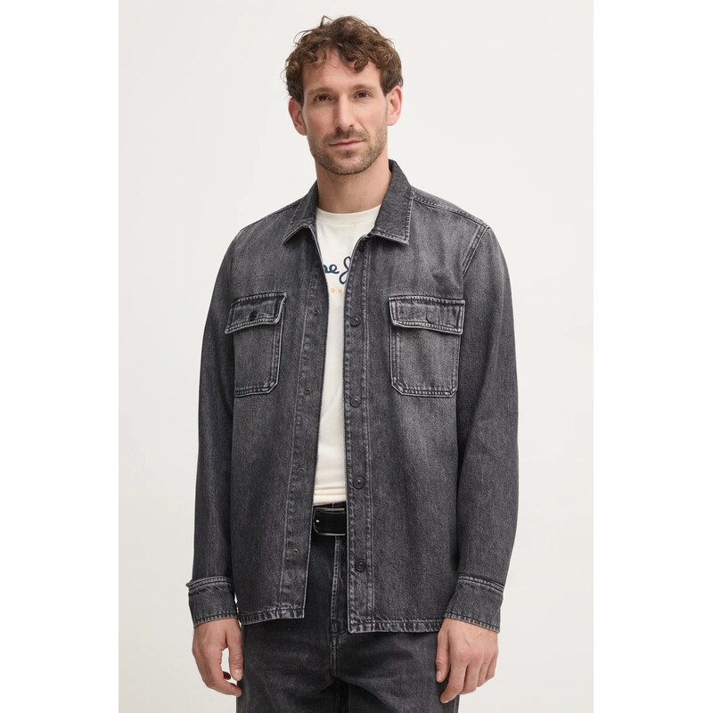 Rifľová košeľa Pepe Jeans RELAXED OVERSHIRT 61016253