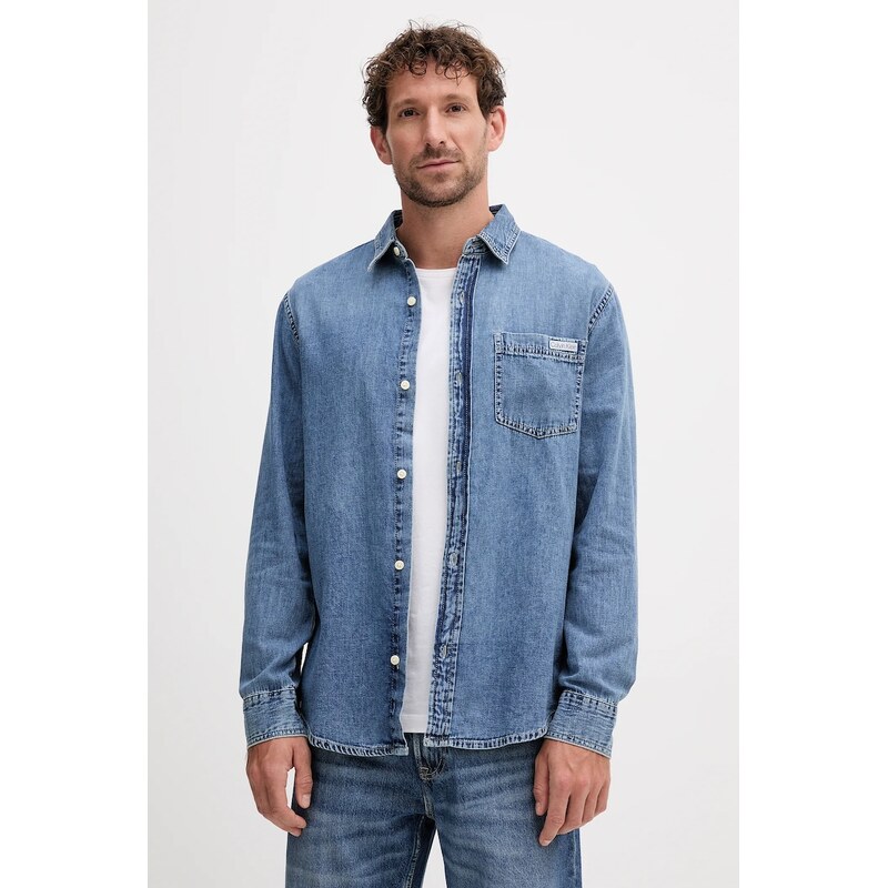 Rifľová košeľa Calvin Klein Jeans 64397000