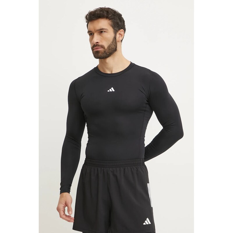 Tréningové tričko s dlhým rukávom adidas Performance Techfit 61092544