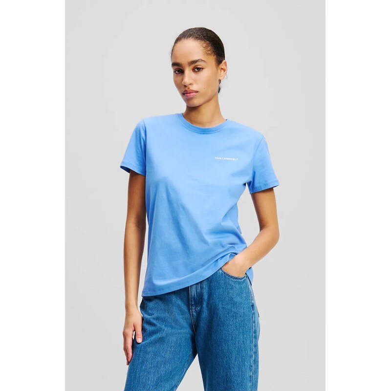 Bavlnené tričko Karl Lagerfeld ESSENTIAL 62753109