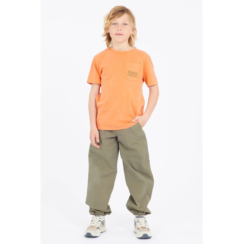 Detské bavlnené nohavice Guess 61167422