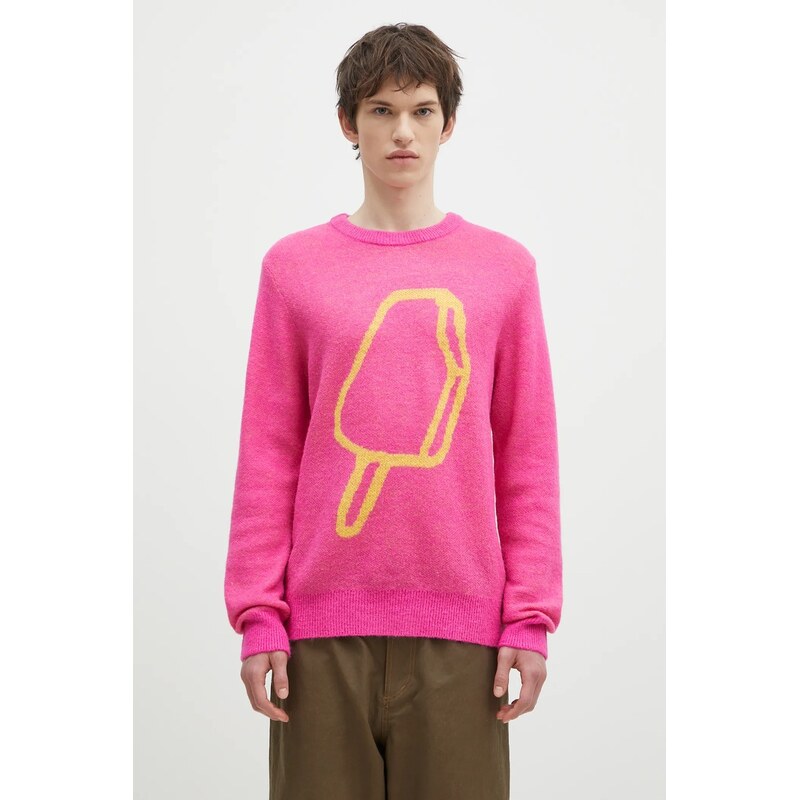 Sveter s prímesou vlny ICECREAM Popsicle Crewneck 63658656