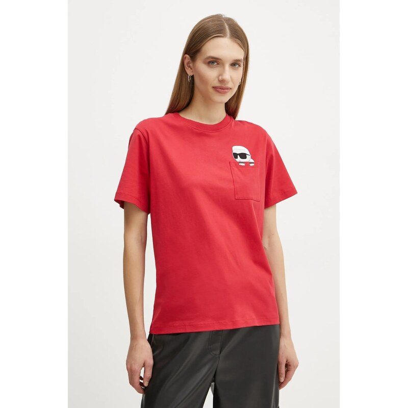 Bavlnené tričko Karl Lagerfeld IKON 61668034