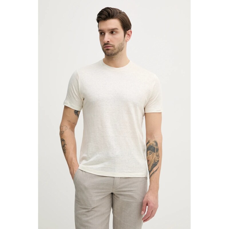 Ľanové tričko Paul&Shark 62697230