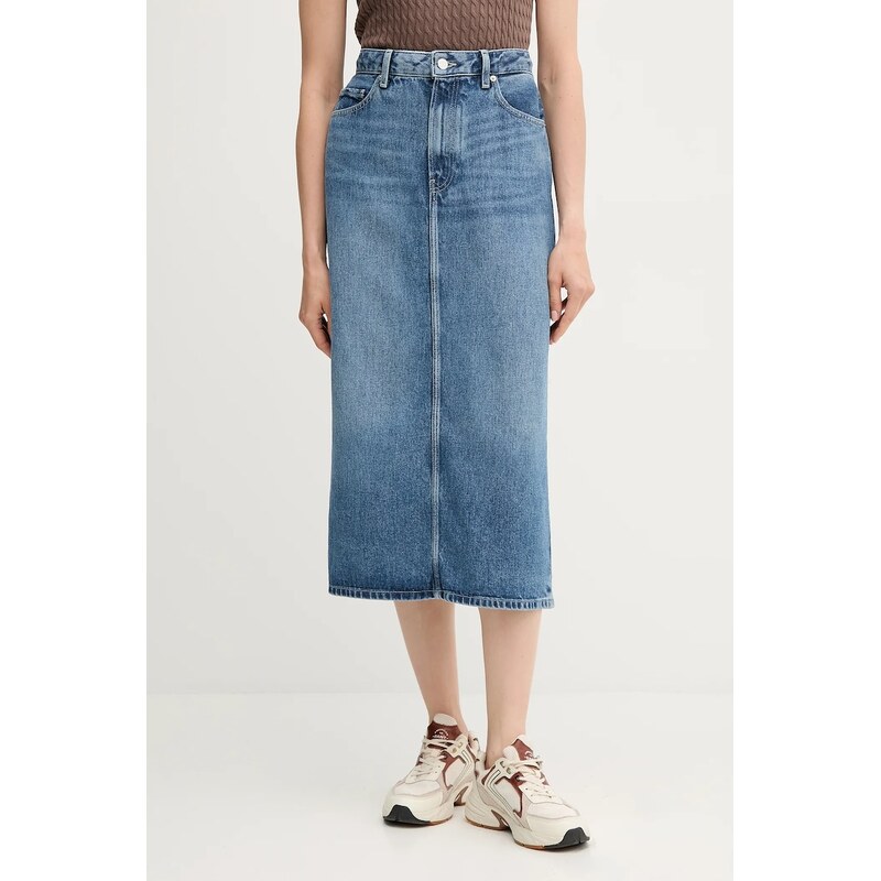 Rifľová sukňa Tommy Hilfiger 64428614