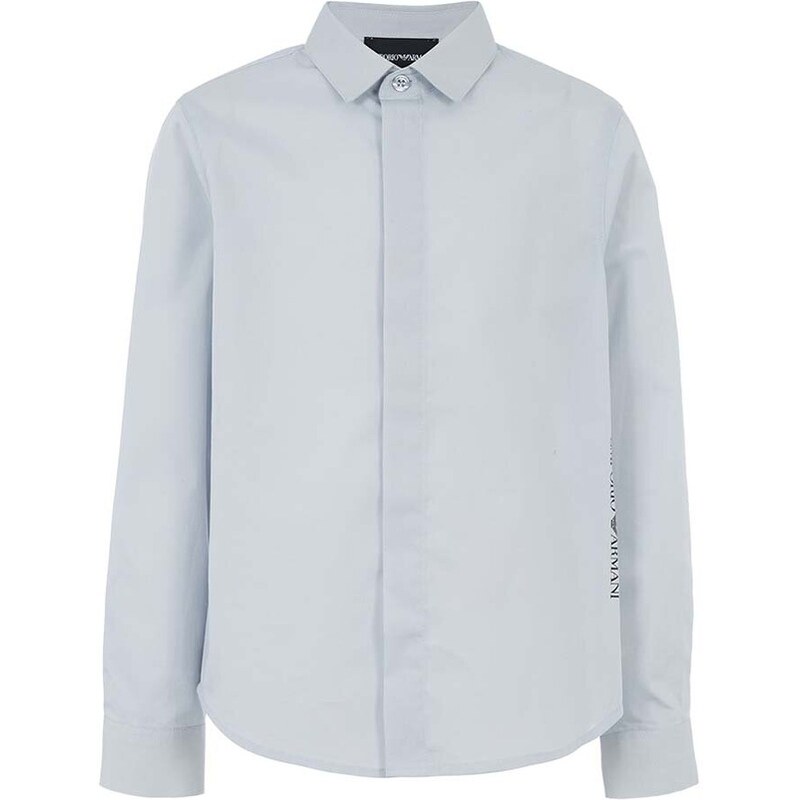 Emporio Armani Detská bavlnená košeľa Emporio Armani 55354742