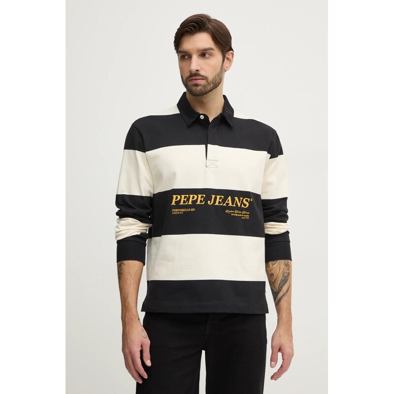 Bavlnené tričko s dlhým rukávom Pepe Jeans BRANDON 61250886