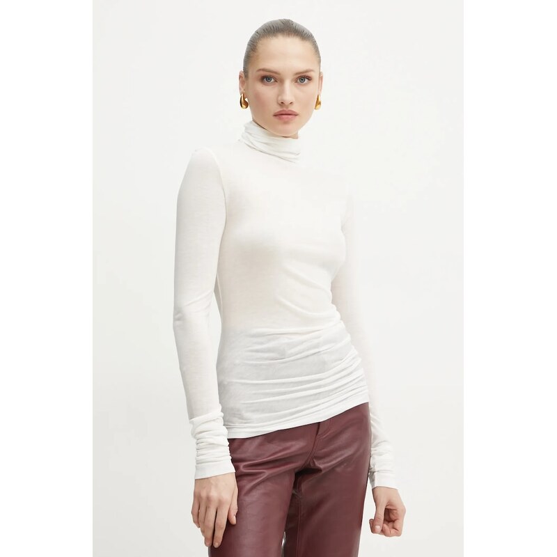 Tričko s dlhým rukávom s prímesou vlny MAX&Co. 66512219