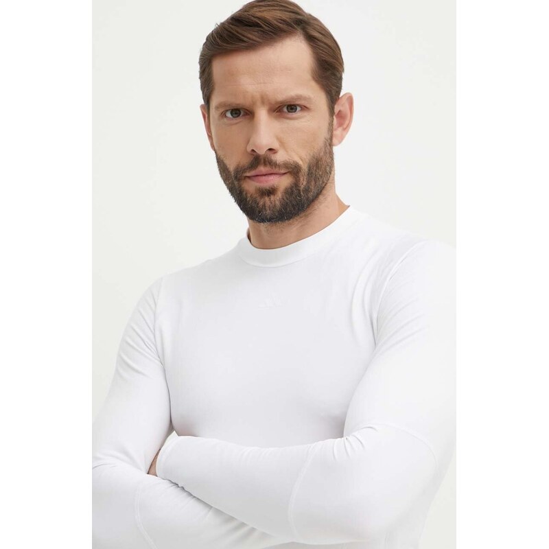 Tréningové tričko s dlhým rukávom adidas Performance Techfit 52399288