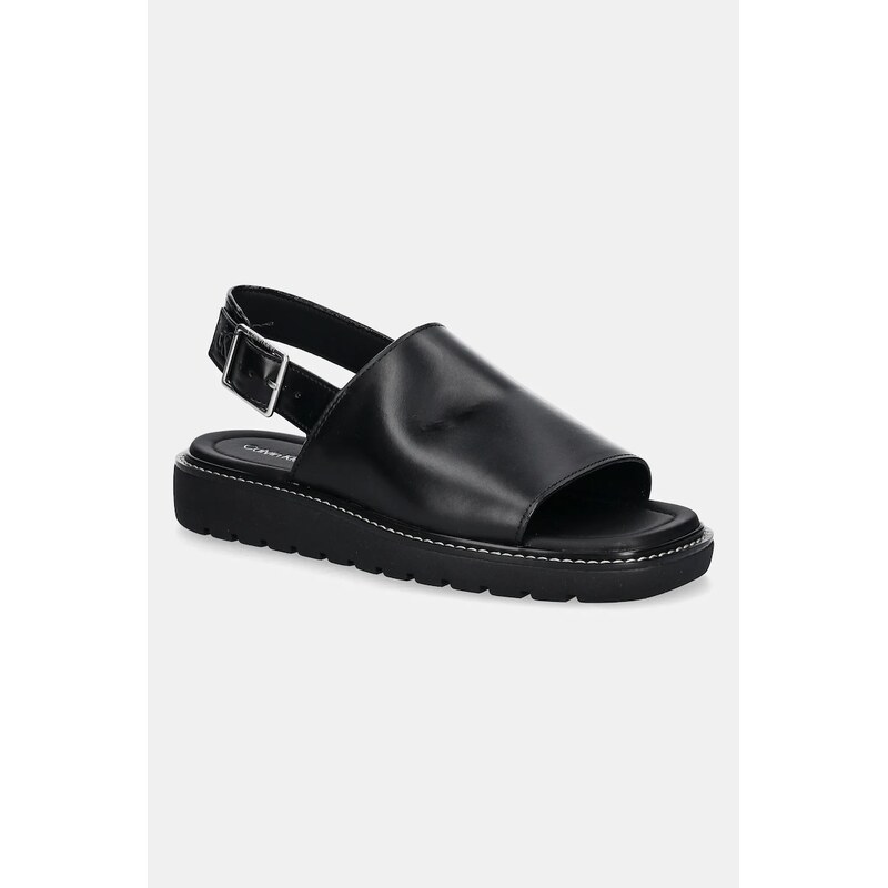 Sandále Calvin Klein Jeans SQ MOLDED SANDAL SLING MG LTH 61539130
