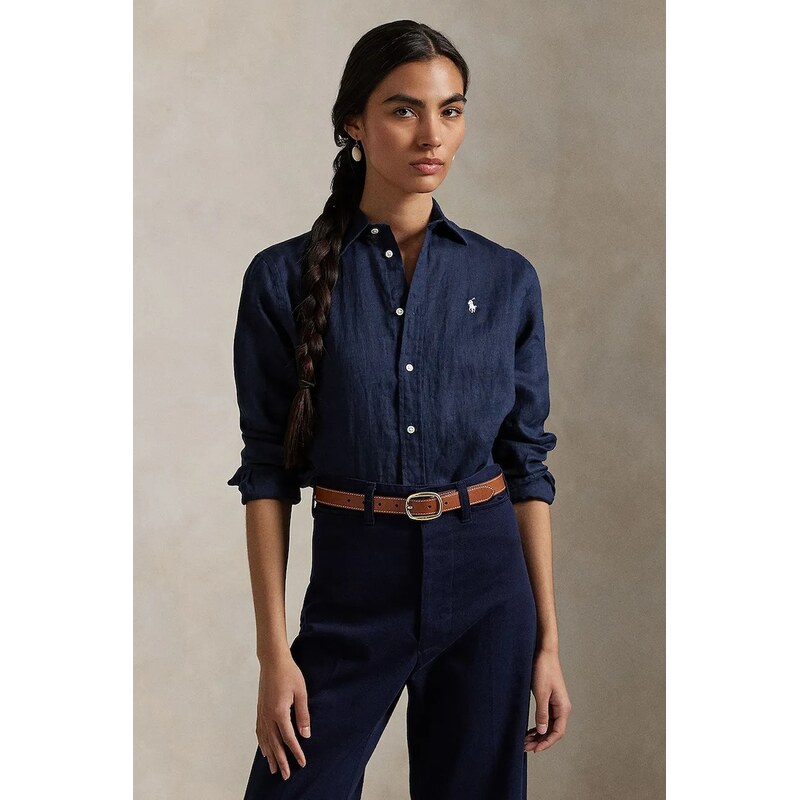 Ľanová košeľa Polo Ralph Lauren 61598245