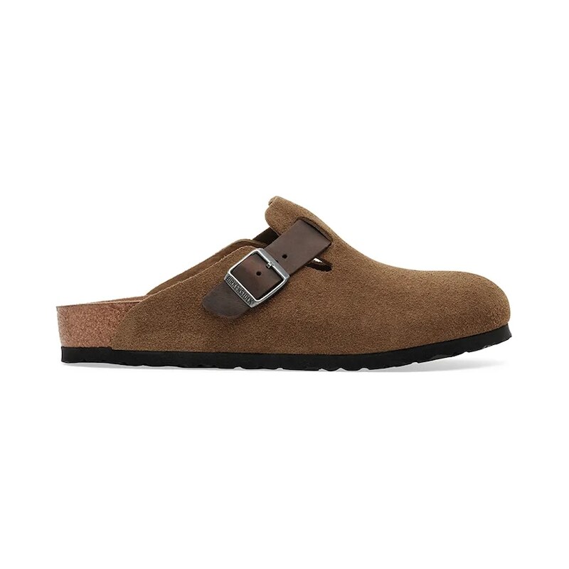 Semišové šľapky Birkenstock Boston 64416744