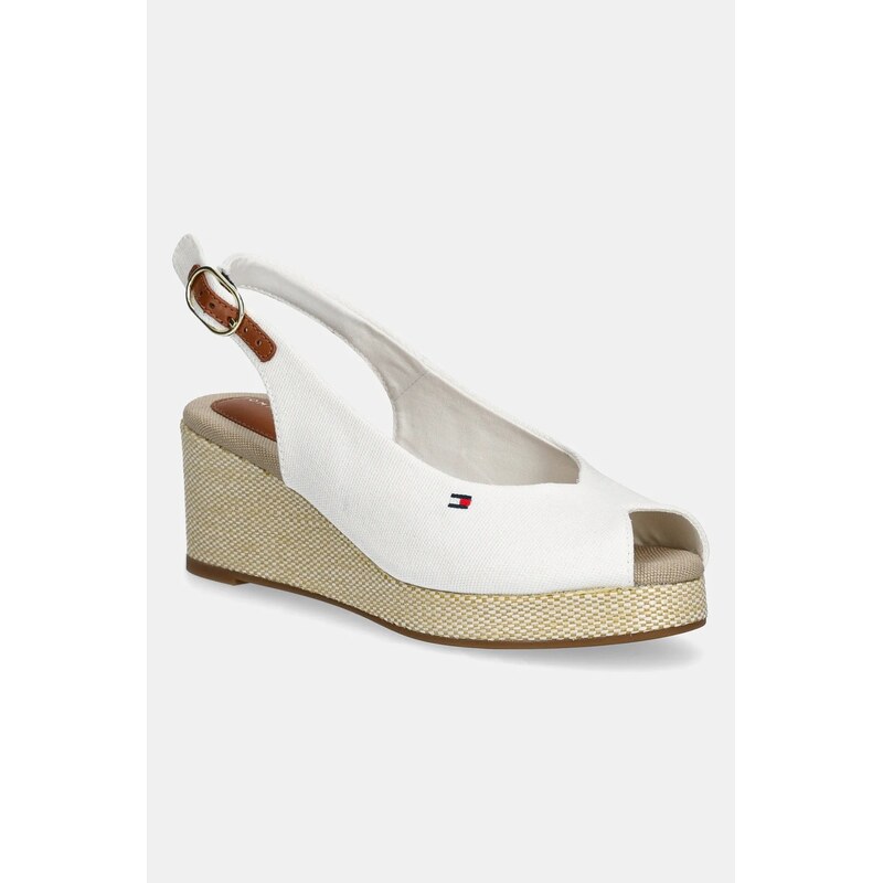 Sandále Tommy Hilfiger FLAG MID WEDGE ESPAD SLINGBACK 62851882