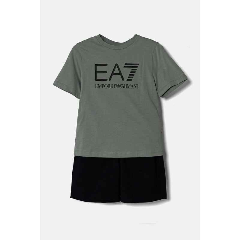 Detská bavlnená súprava EA7 Emporio Armani 61365522