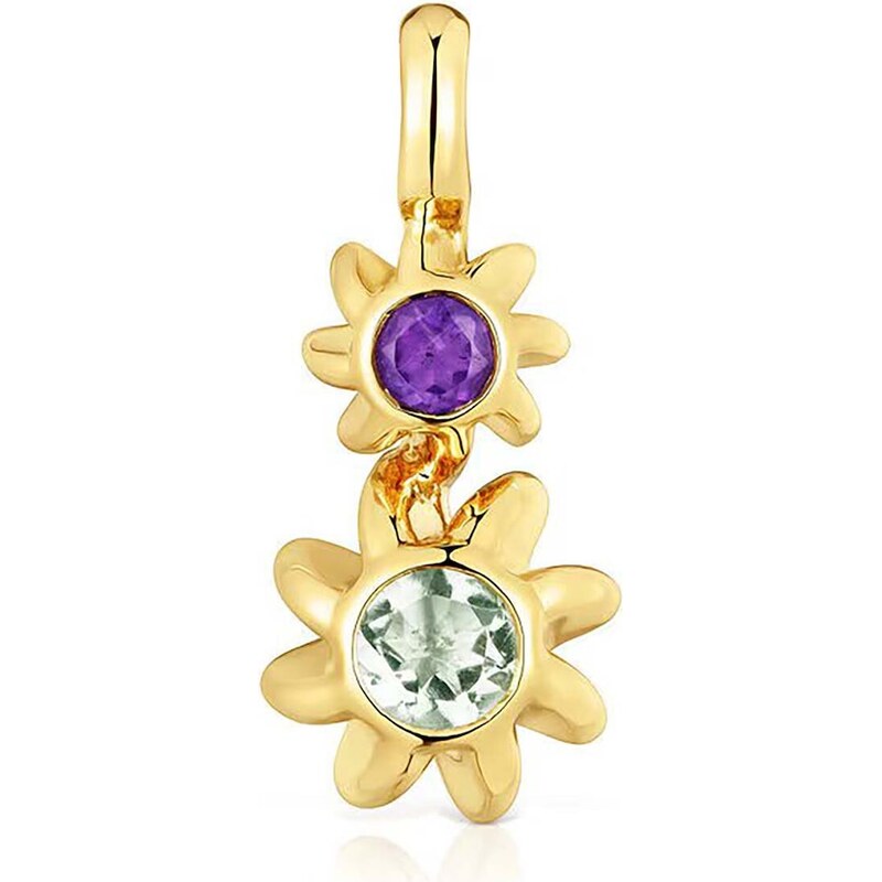 Strieborný pozlátený prívesok Tous 64309297