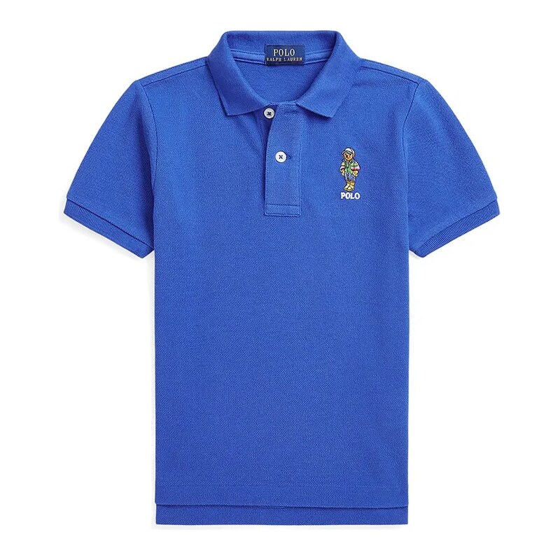 Detská bavlnená polokošeľa Polo Ralph Lauren 61472407