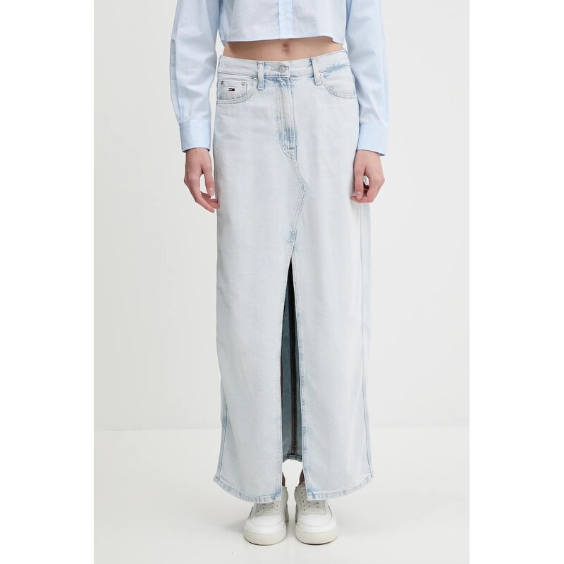 Rifľová sukňa Tommy Jeans 64511228